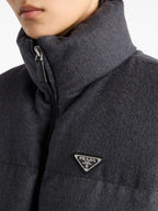 Prada belted down-padded gilet