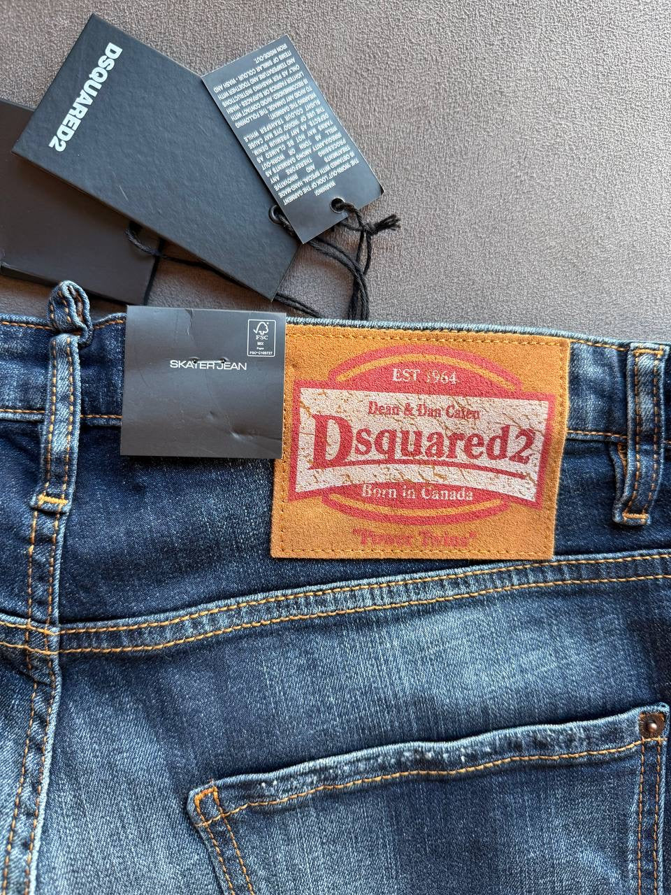 DSQUARED2 Power Twins distressed jeans
