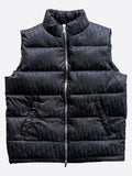 Dior Black Oblique Puffer Vest