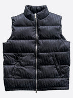 Dior Black Oblique Puffer Vest