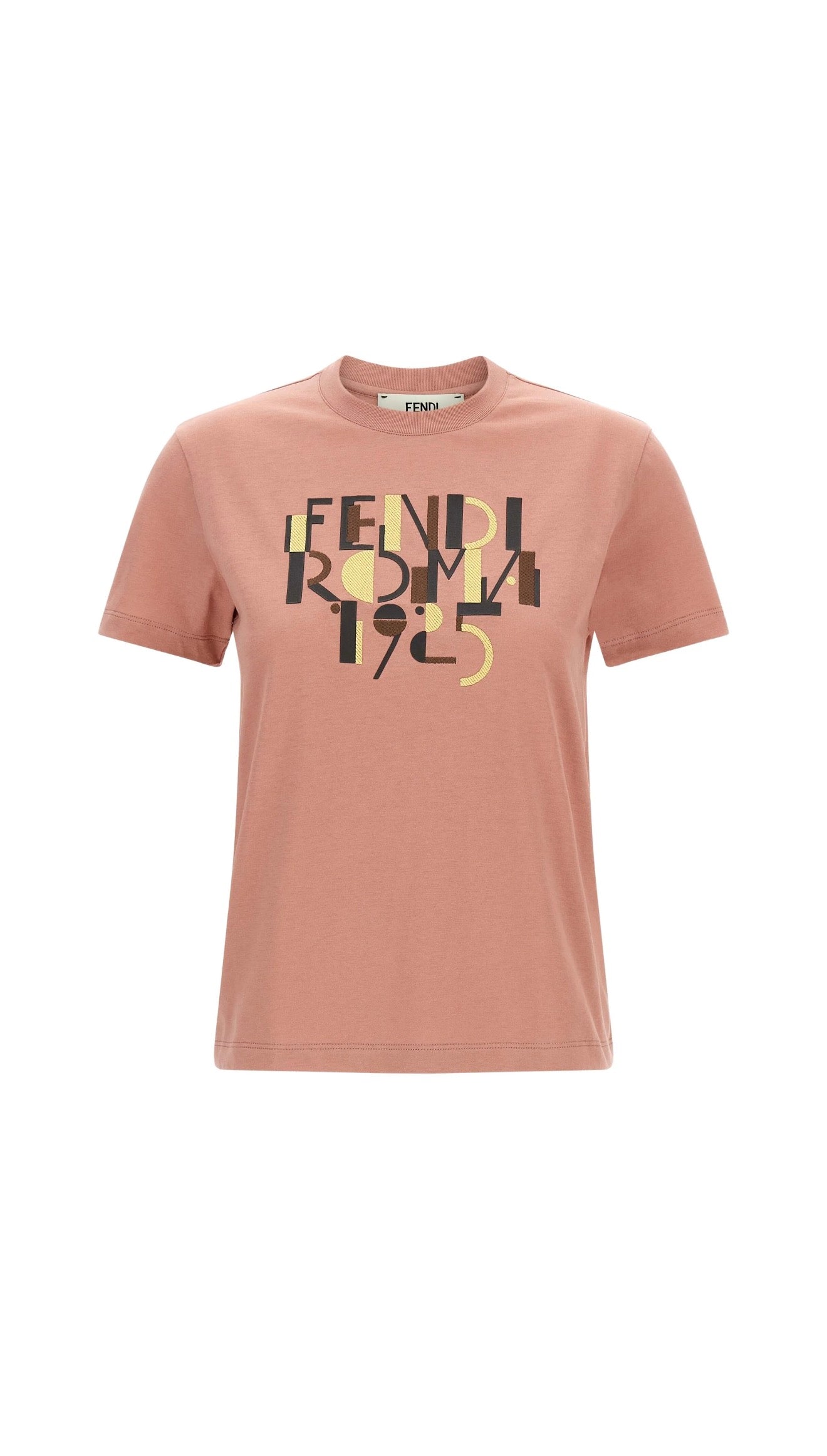 FENDI Roma embroidered T-shirt